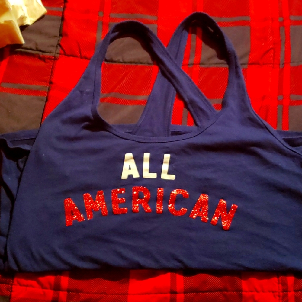 VICTORIA SECRET chris cross tank top